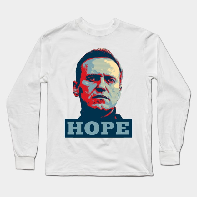 NAVALNY HOPE Long Sleeve T-Shirt by ProgressiveMOB